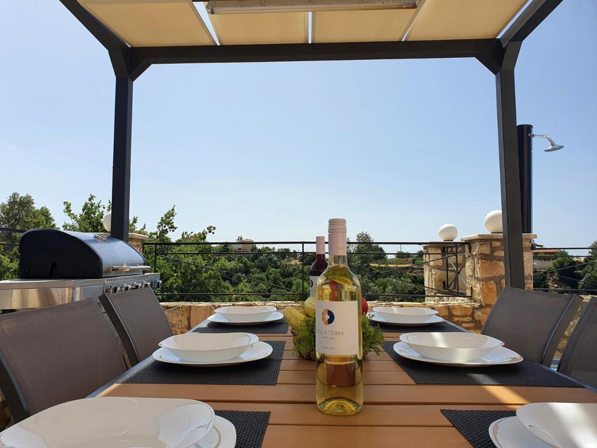 Natural View Villa With Private Pool Skouloúfia Екстериор снимка