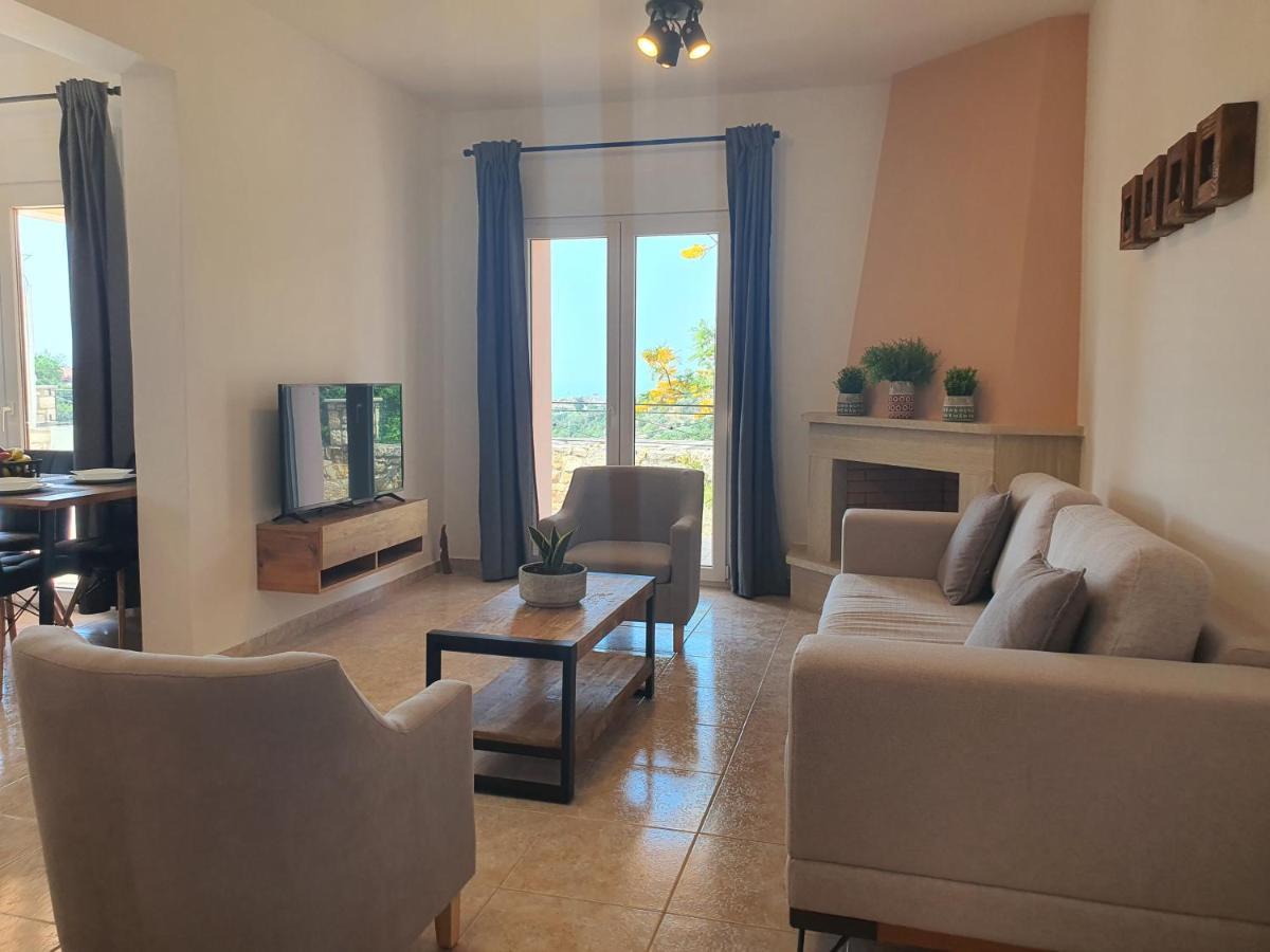 Natural View Villa With Private Pool Skouloúfia Екстериор снимка