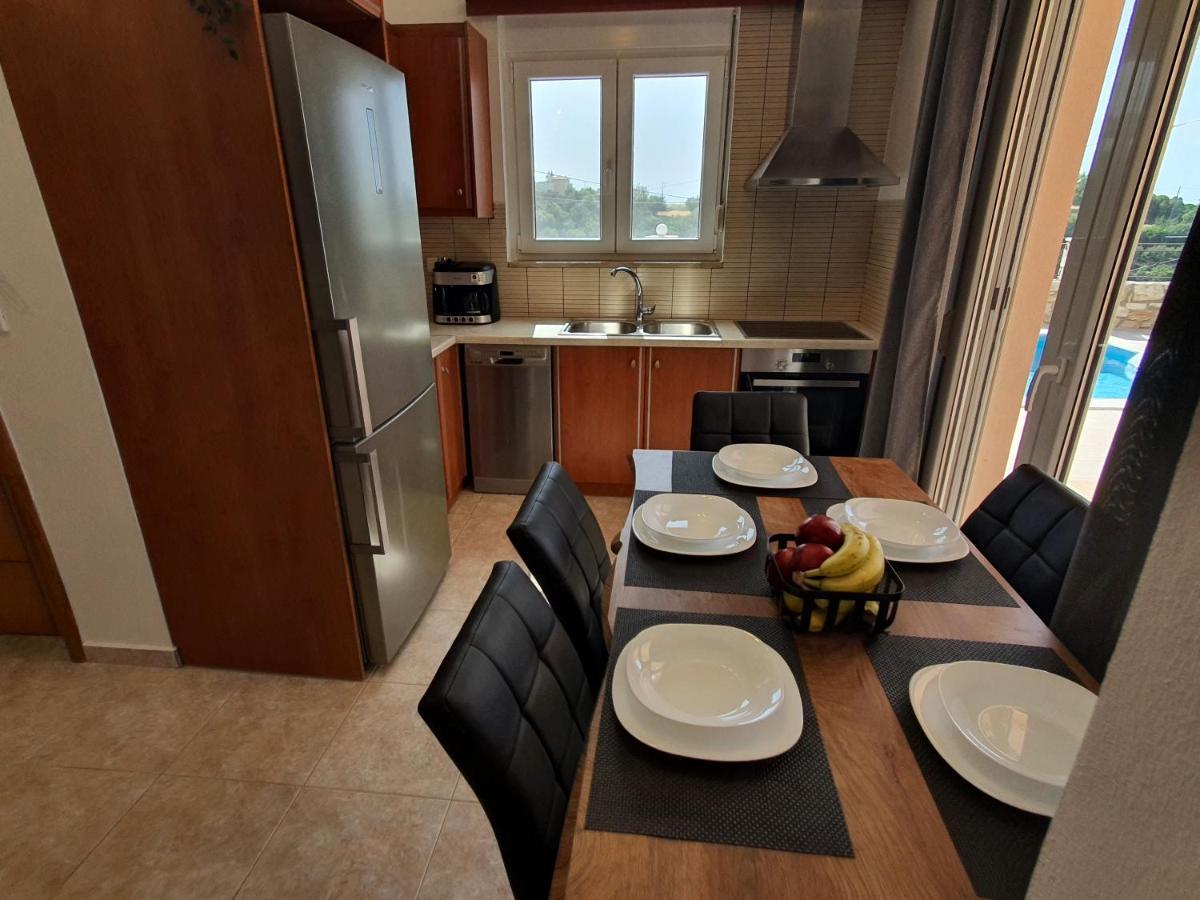 Natural View Villa With Private Pool Skouloúfia Екстериор снимка