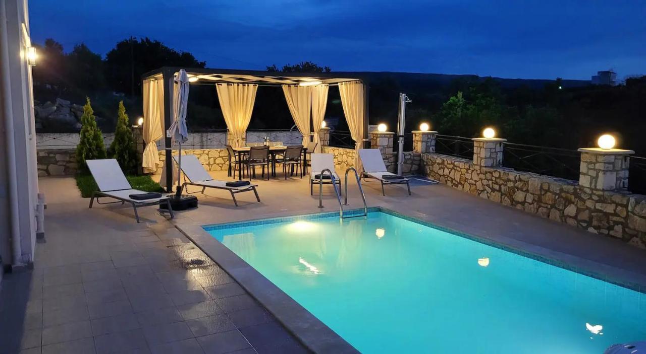Natural View Villa With Private Pool Skouloúfia Екстериор снимка